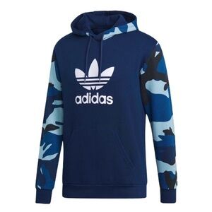 NWT! Adidas Men's Camo Over The Head Hoodie - Size Medium